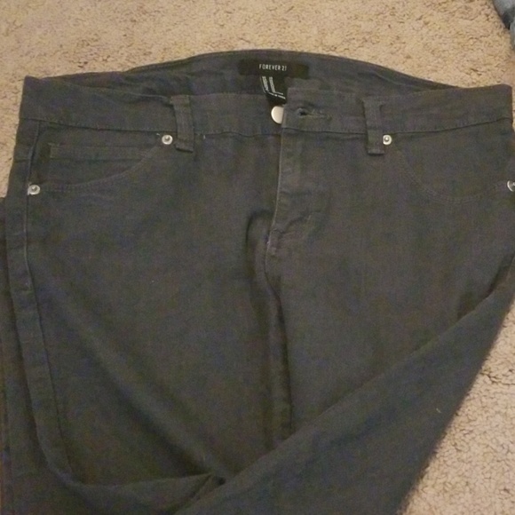 Size 29 Dark Grey Denim Pants - Picture 2 of 2